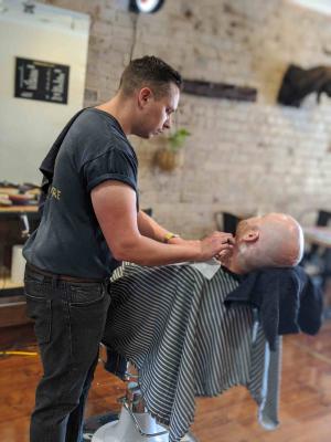 From Kmart clippers to a bustling barber shop
