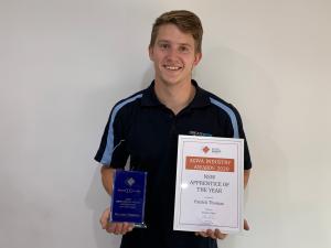 TAFE NSW STUDENT NAMED APPRENTICE OF THE YEAR IN INDUSTRY AWARDS 
