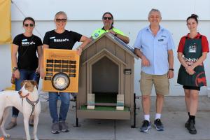 TAFE NSW Gymea builds paw-fect homes for RSPCA rescue dogs