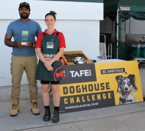 TAFE NSW Maitland students build paw-fect homes for RSPCA rescue dogs