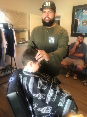 The boomerang barber's career is booming