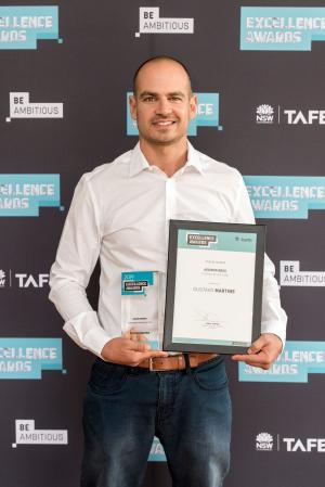 Class act: Gustavo claims top gongs at TAFE NSW Excellence Awards