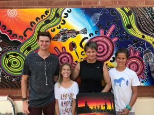 TAFE NSW skills program helps Warren locals create work of art