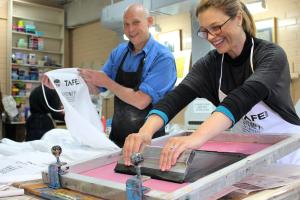 Award-winning printmaker shares his skills at TAFE NSW Meadowbank