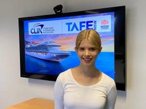 Training partnership helps Lindsay set sail on a career in cruise