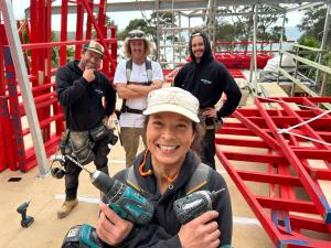 Carving and carpentry - Ulladulla woman combines two loves with TAFE NSW