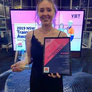 TAFE NSW students win big at 2019 Hunter Training Awards