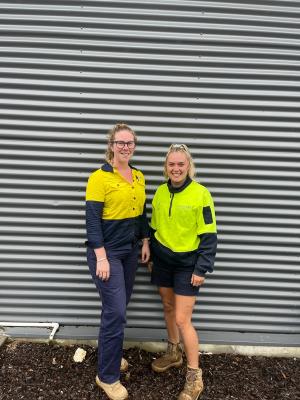 Women improving their community through TAFE NSW qualification in civil construction