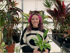 KRISTINE'S BLOSSOMING CAREER IN HORTICULTURE