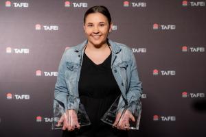 Inspiring Maddie scoops the pool at TAFE NSW Excellence Awards