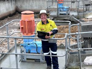 Sparky mixes water and electricity adding TAFE NSW training to boost his CV