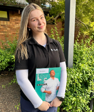 Remy gets a head start on a healthcare career during her HSC with TAFE NSW