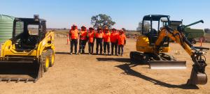 TAFE NSW Moree earthmoving course has students on the right track