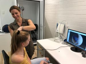 Simone sounds out career in audiometry with TAFE NSW