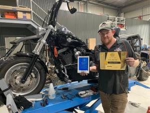 Career change pays off for national motorcycle apprentice of the year