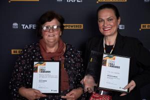 Ashleigh and Elsie shine at TAFE NSW Gili Awards