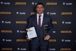 Jeffery Amatto shines at TAFE NSW Gili Awards