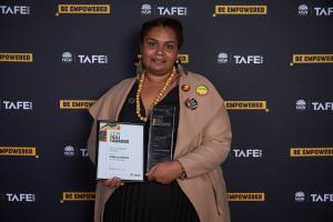 Juanella McKenzie shines at TAFE NSW Gili Awards