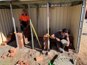 TAFE NSW Mudgee students lend a hand and gain new skills