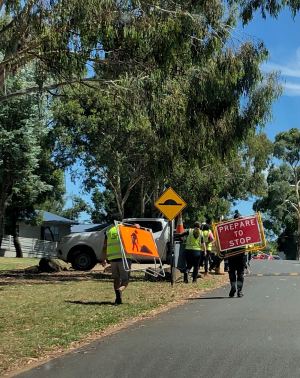 TAFE NSW Orange trains workers on the frontline of local road projects