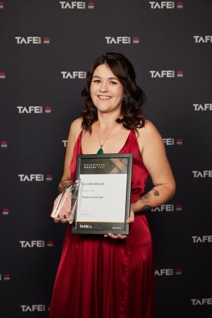 TAFE NSW student overcomes adversity to become role model for female apprentices