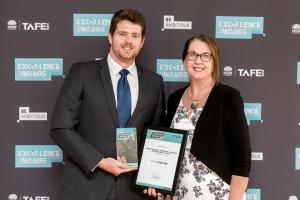 Class act: Bomaderry’s Philip Freeland claims top gong at prestigious TAFE NSW awards