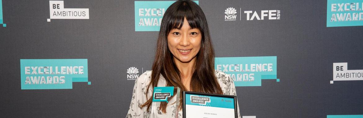 Taeko Iizuka praised at prestigious TAFE NSW awards