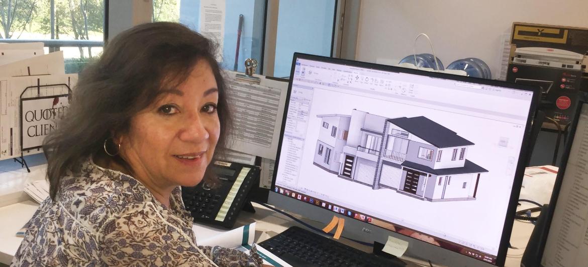 Giving drafting a go takes TAFE NSW graduate to new heights in building design