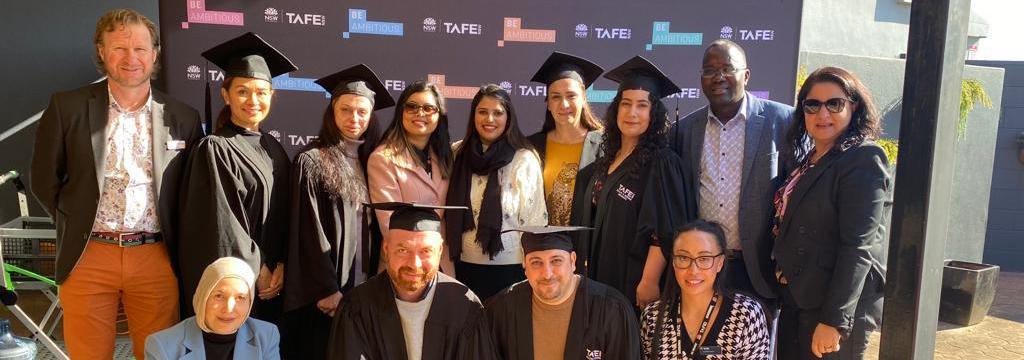 Local refugees and migrants upskill through tailored TAFE NSW training program