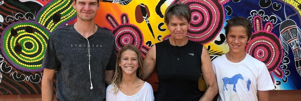 TAFE NSW skills program helps Warren locals create work of art