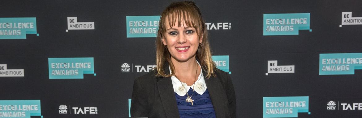 Jasmine Perrett praised at prestigious TAFE NSW awards