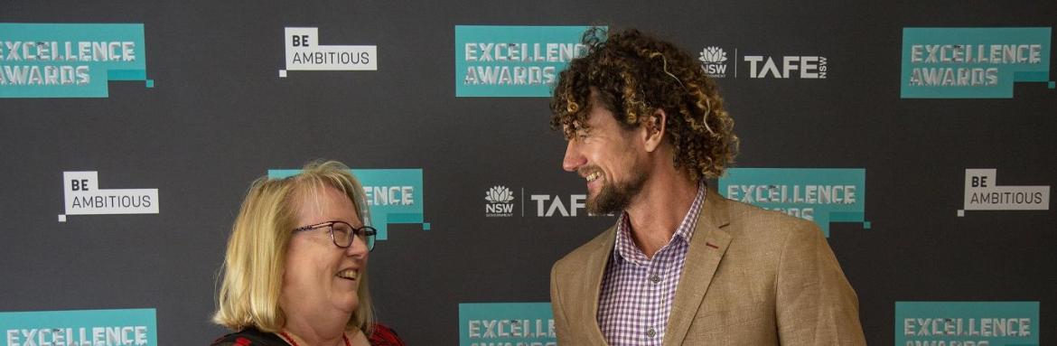 Jeremy praised at prestigious TAFE NSW awards