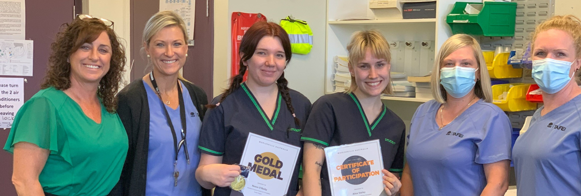 Neave wins gold in Hunter WorldSkills Health Care competition