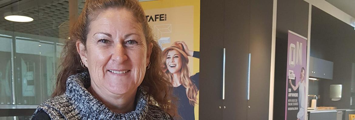 TAFE talks with Tracey