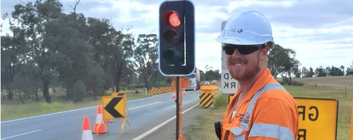 TAFE NSW takes James from welding to the front line on local road projects
