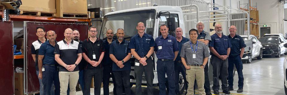 TAFE NSW partners with Hyundai to deliver electric light truck maintenance training 