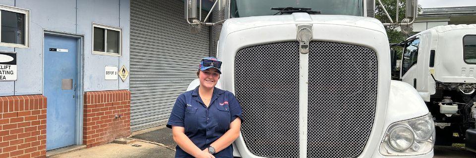 High female enrolment in TAFE NSW Heavy Vehicle courses meeting strong demand in Coffs Harbour
