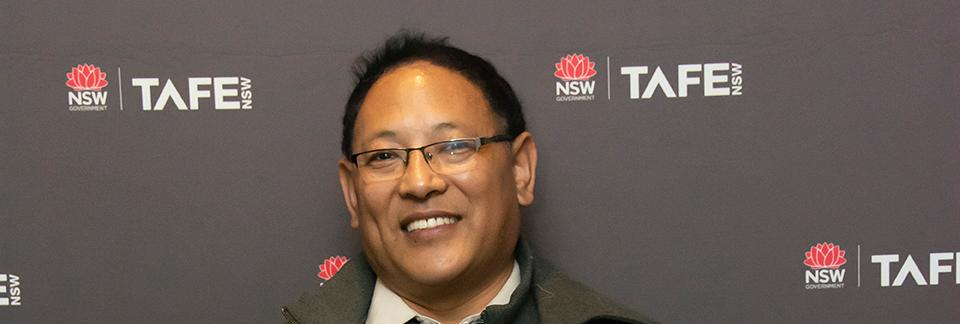 Tibetan refugee wins TAFE NSW award for giving his all