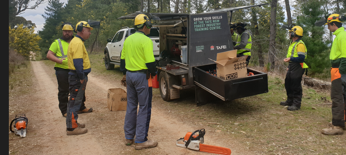 TAFE NSW training to help Snowies timber industry recover from bushfires