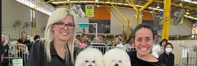 TAFE NSW Yallah pet grooming team gives pooches an Easter Show makeover