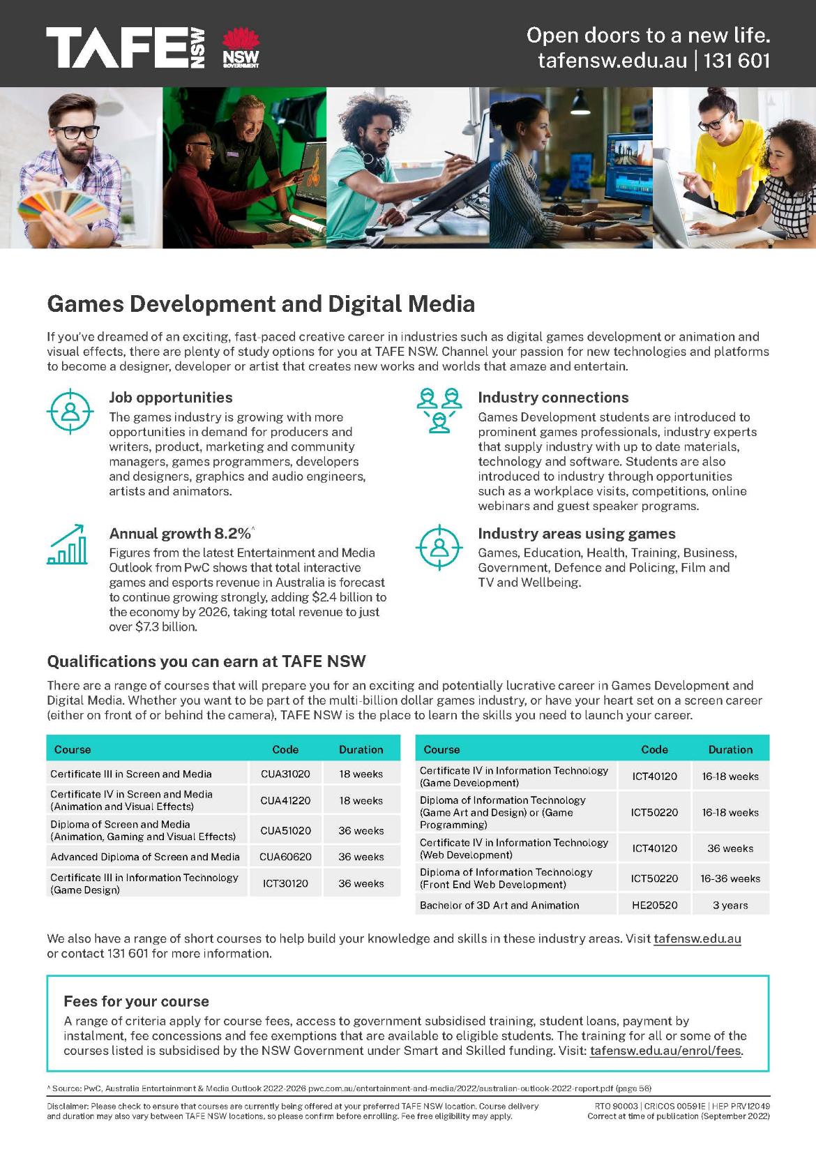 Games Development and Digital Media