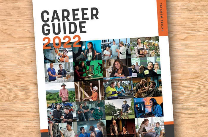Download the TAFE NSW Career Guide for 2022.